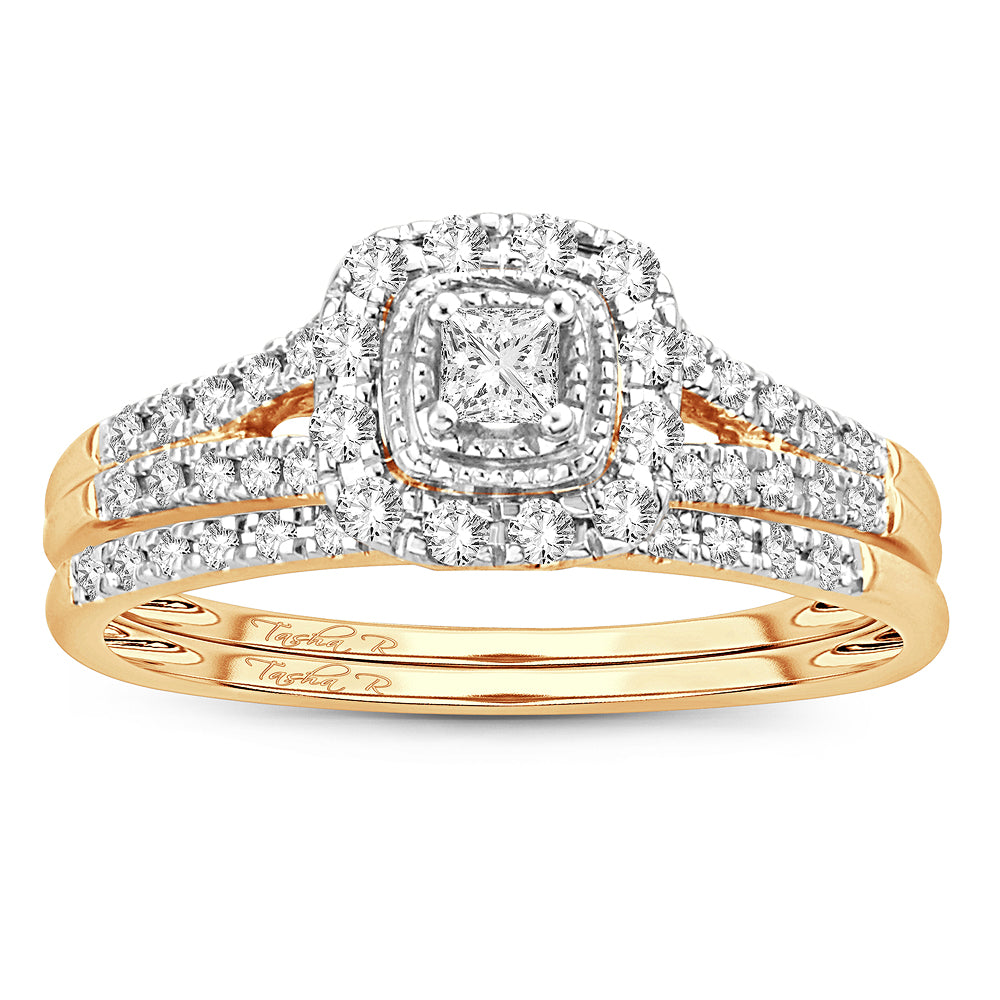 14K 0.50CT DIAMOND BRIDAL RING