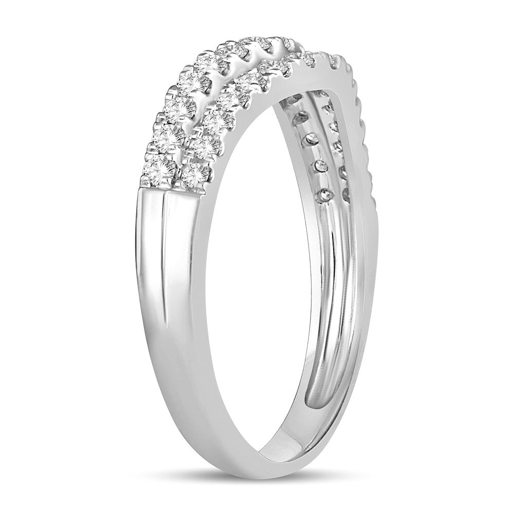 14k White Gold Lab Diamond Enhancer Ring Band
