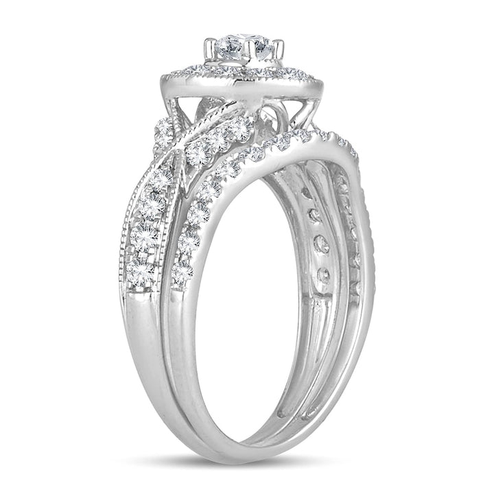 14K 1.00CT DIAMOND BRIDAL RING
