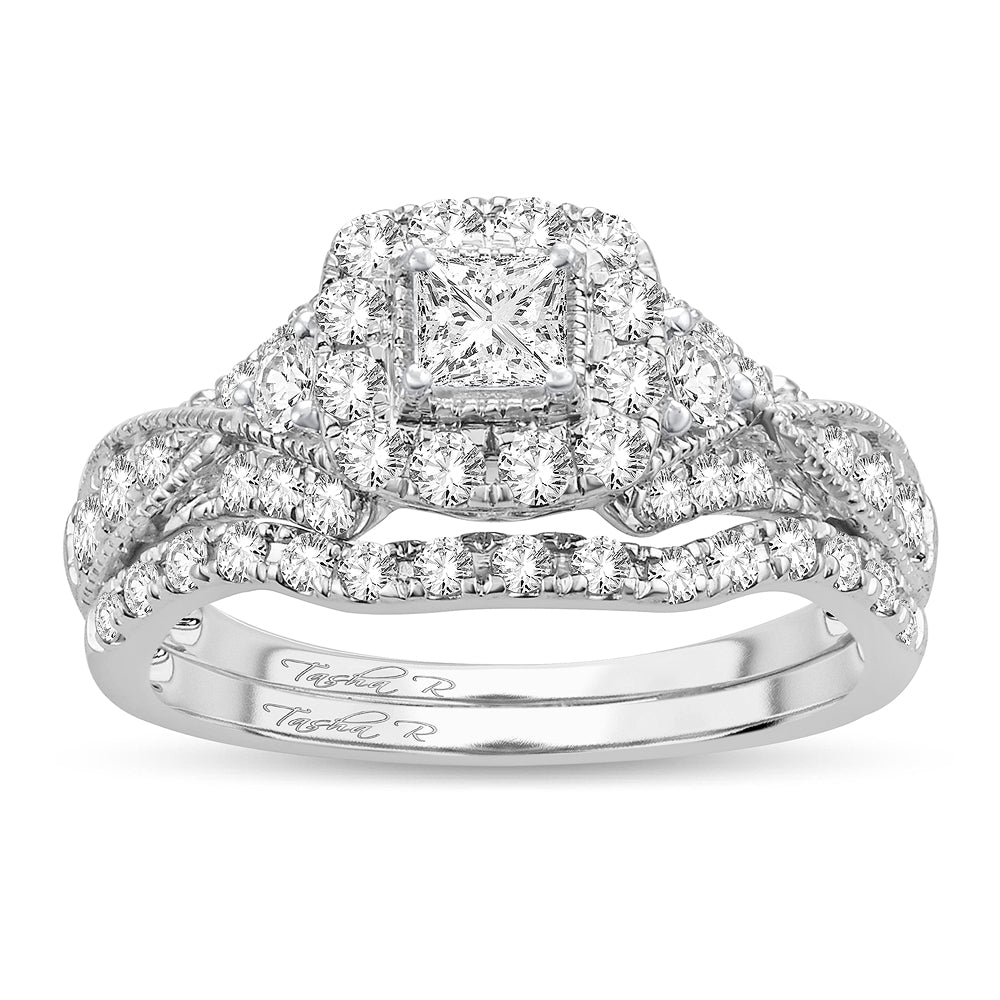 Brilliant 14k White Gold Lab Diamond Engagement Ring (1CT)