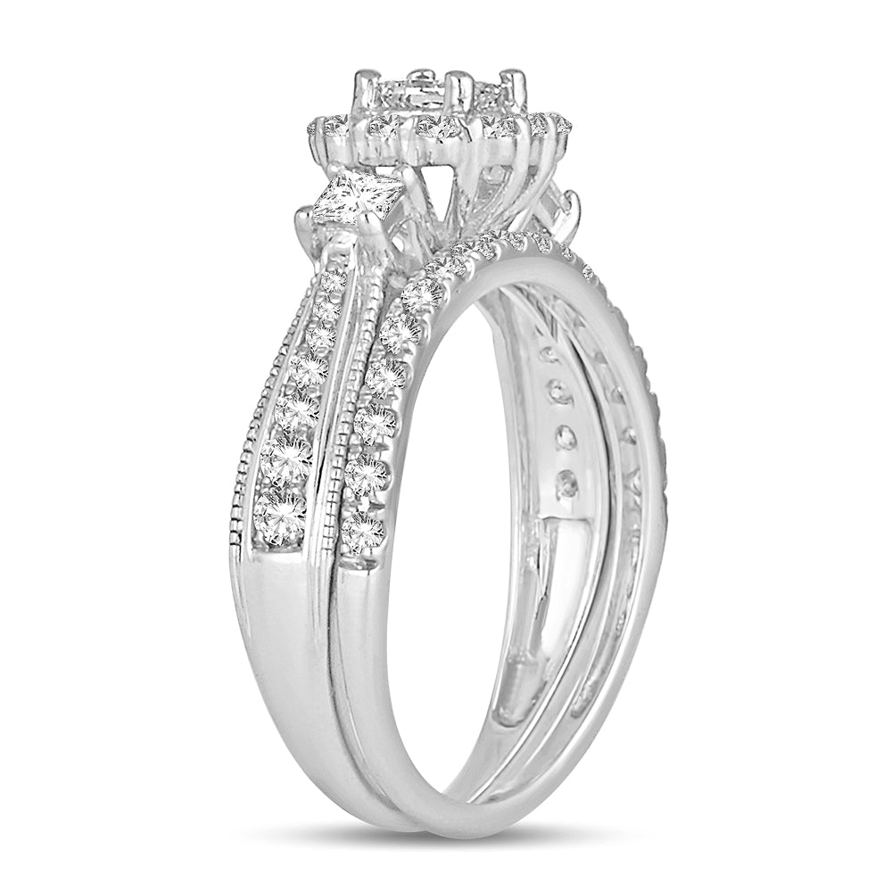 Brilliant 14k White Gold Lab Diamond Engagement Ring (1.00CT)