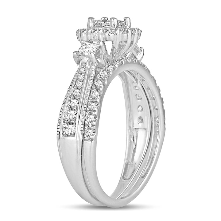 Brilliant 14k White Gold Lab Diamond Engagement Ring (1.00CT)