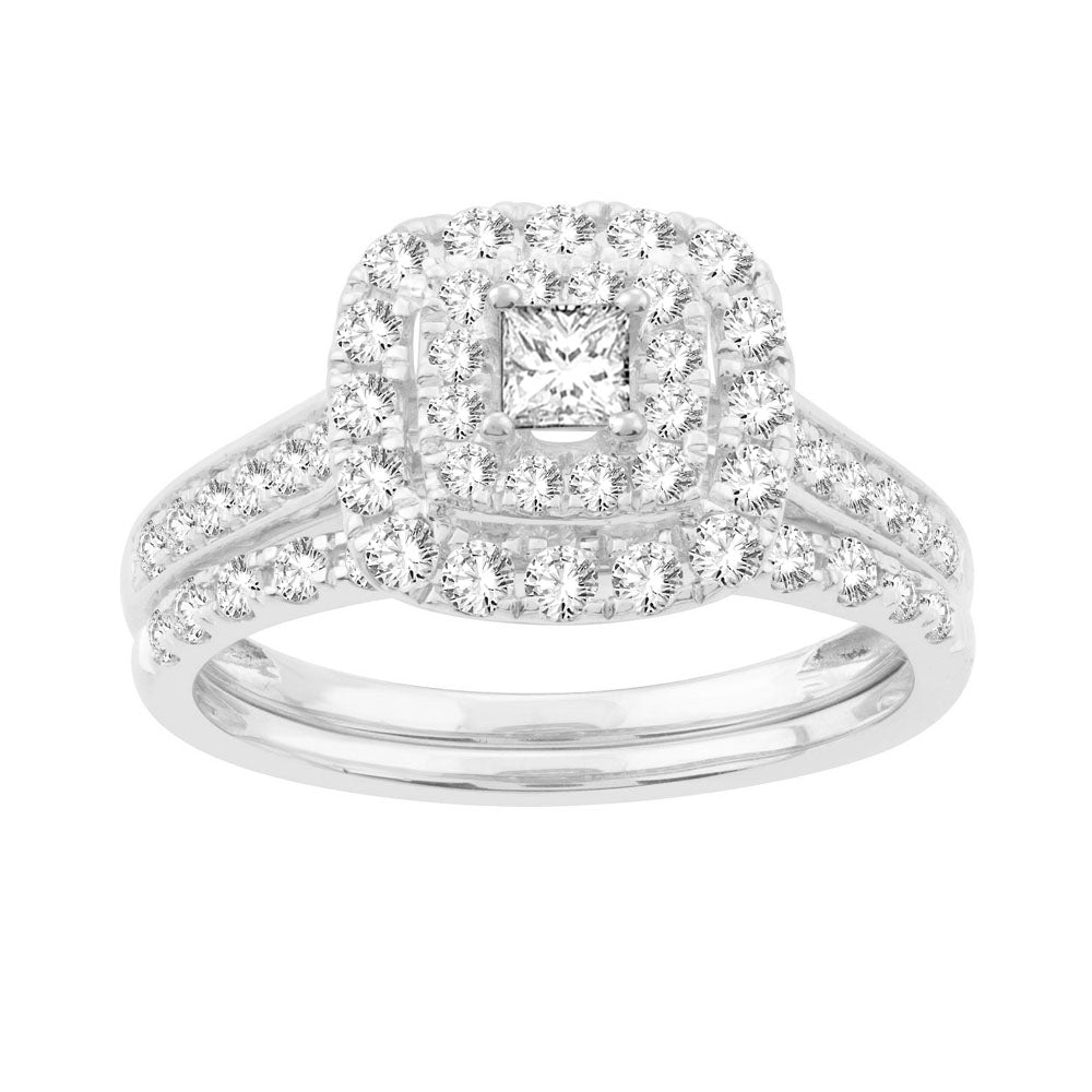 Brilliant 14k White Gold Lab Diamond Engagement Ring (1.00CT)