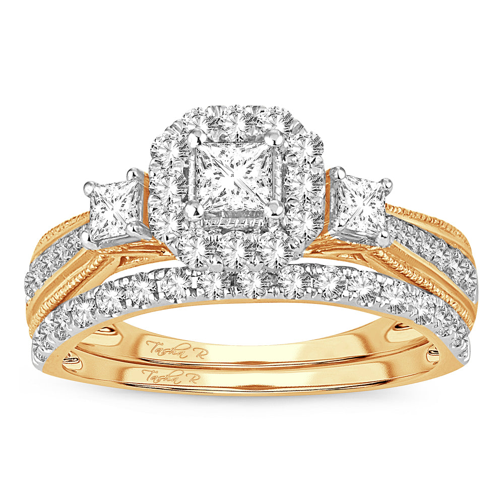 Timeless 14K Yellow Gold 1CT Lab Diamond Engagement Ring
