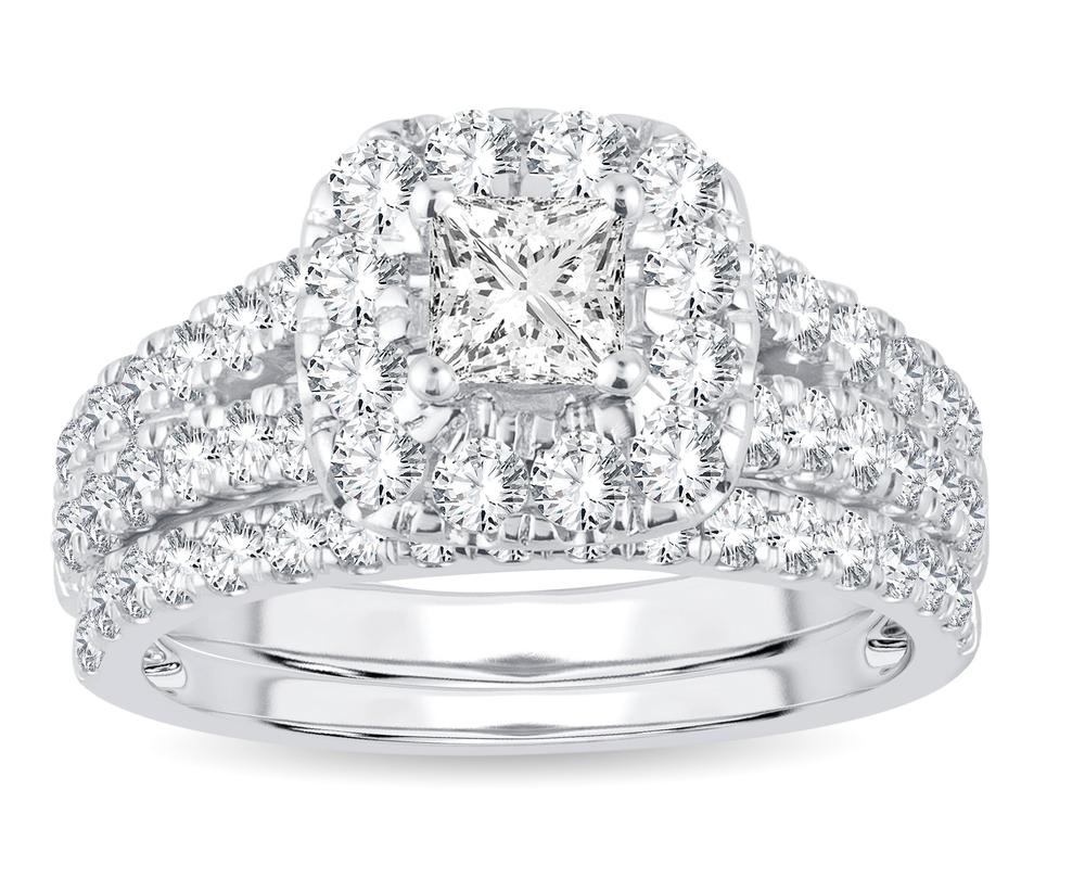 14K 2.00ct Diamond Bridal Ring