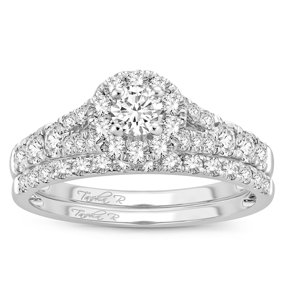 Brilliant 14k White Gold Lab Diamond Engagement Ring (1CT)