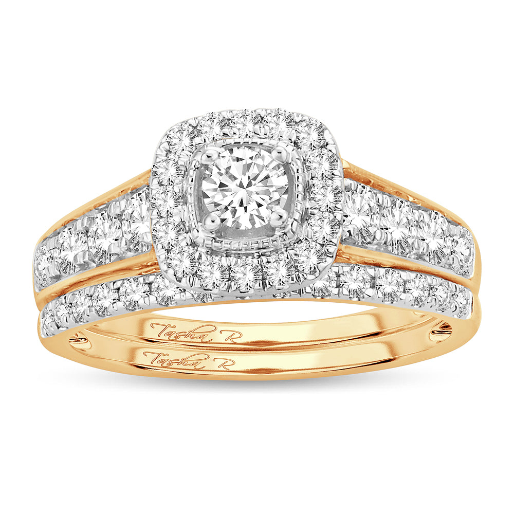 Brilliant 14k Yellow Gold Lab Diamond Engagement Ring