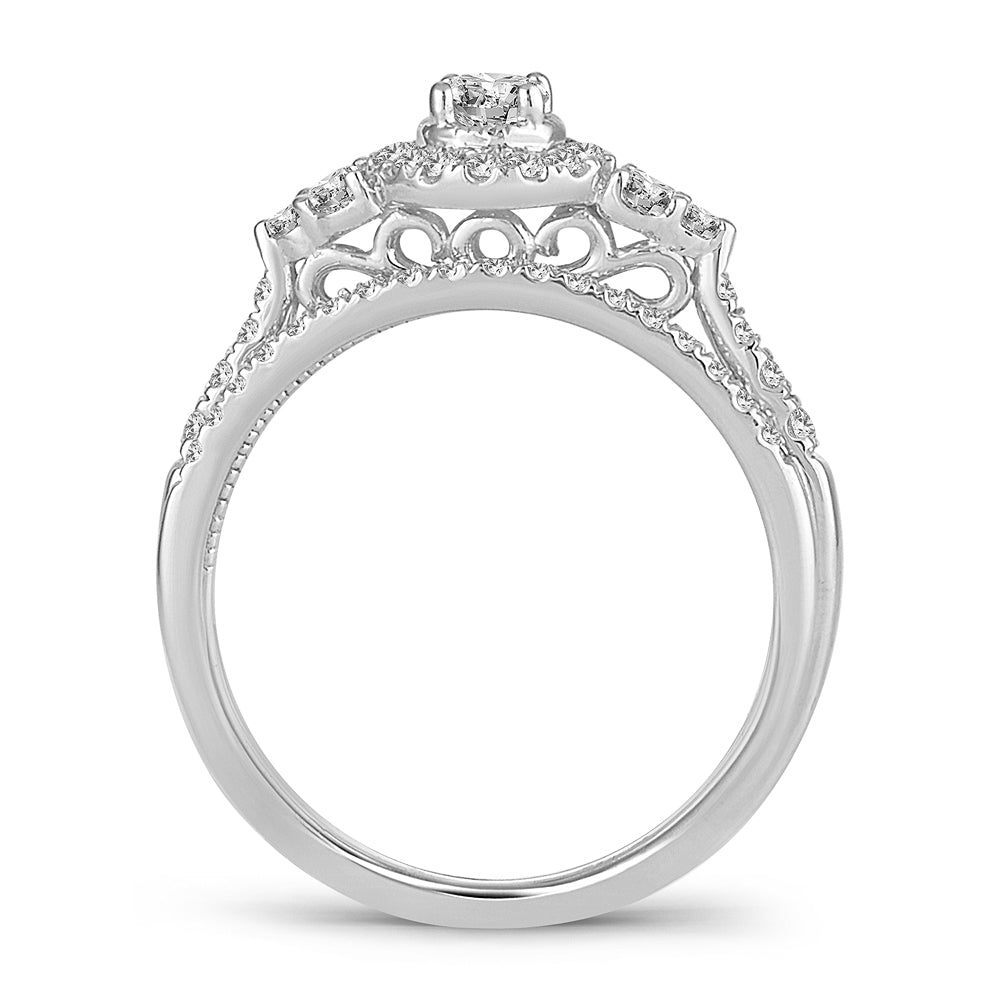 14K 0.50CT DIAMOND BRIDAL RING