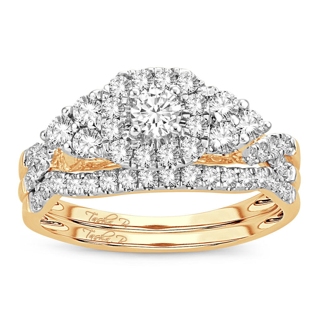 Timeless 14K Yellow Gold 1CT Lab Diamond Engagement Ring