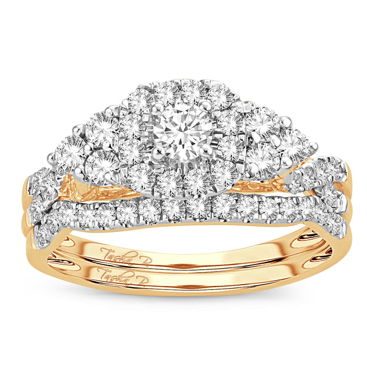 Timeless 14K Yellow Gold 1CT Lab Diamond Engagement Ring