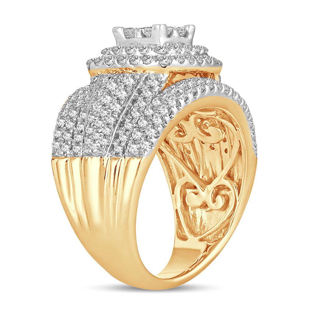 14K Yellow Gold 2.02CT Lab Diamond Womens Bridal Ring