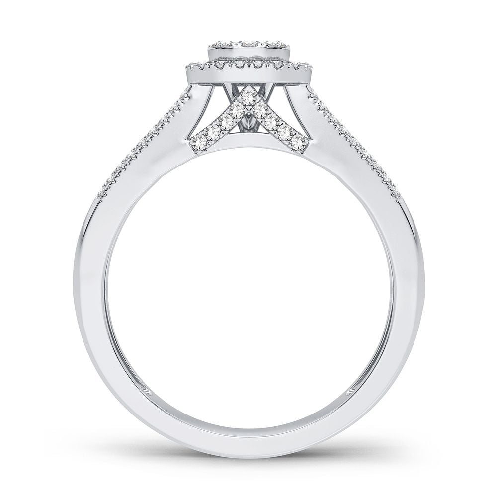 10K 0.45CT Diamond Ring
