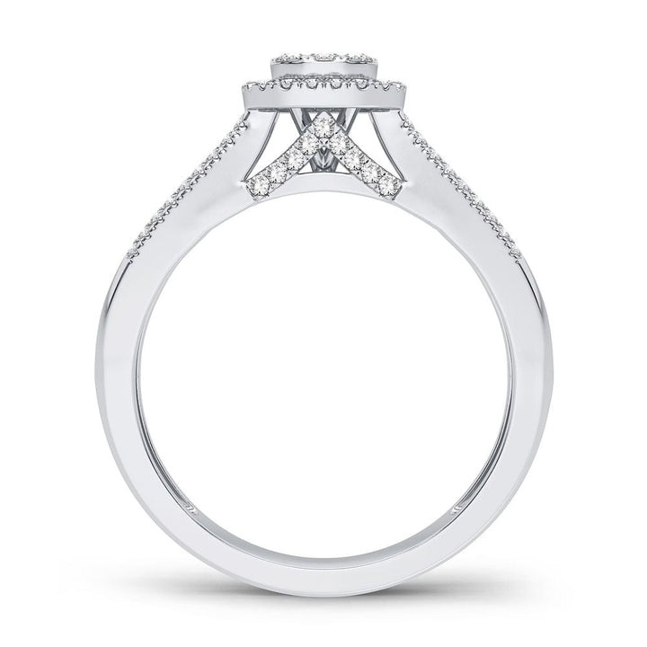 10K 0.45CT Diamond Ring