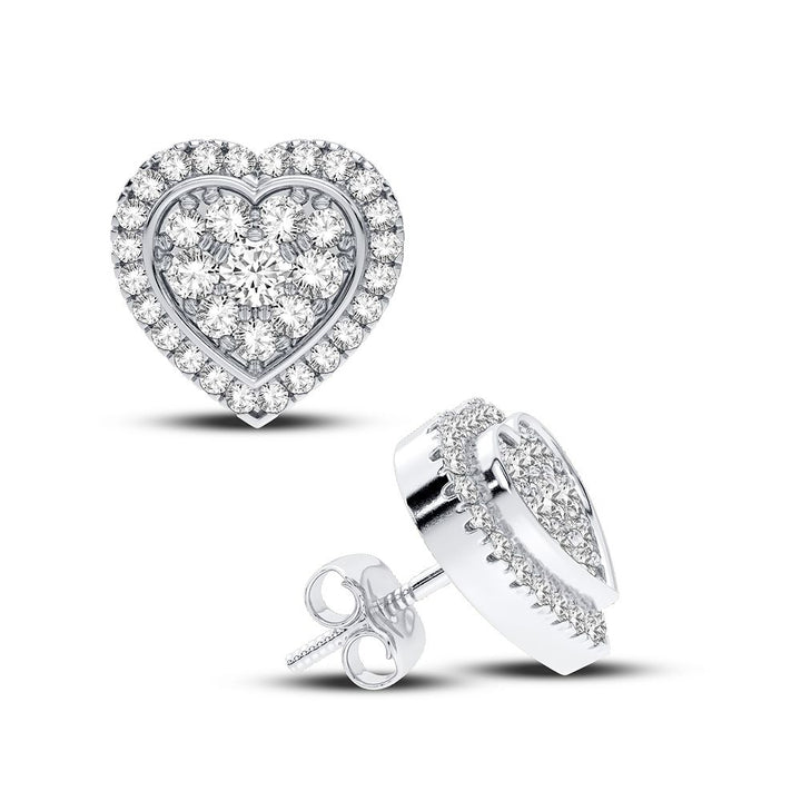 Luminous 14k White Gold Lab Diamond Pendant for Women