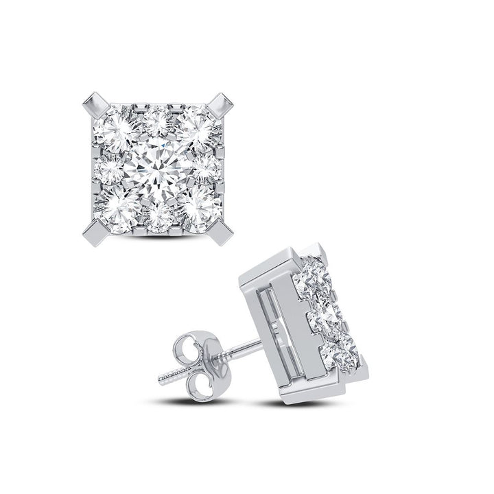Chic 0.27CT Lab Diamond Earrings in White Gold