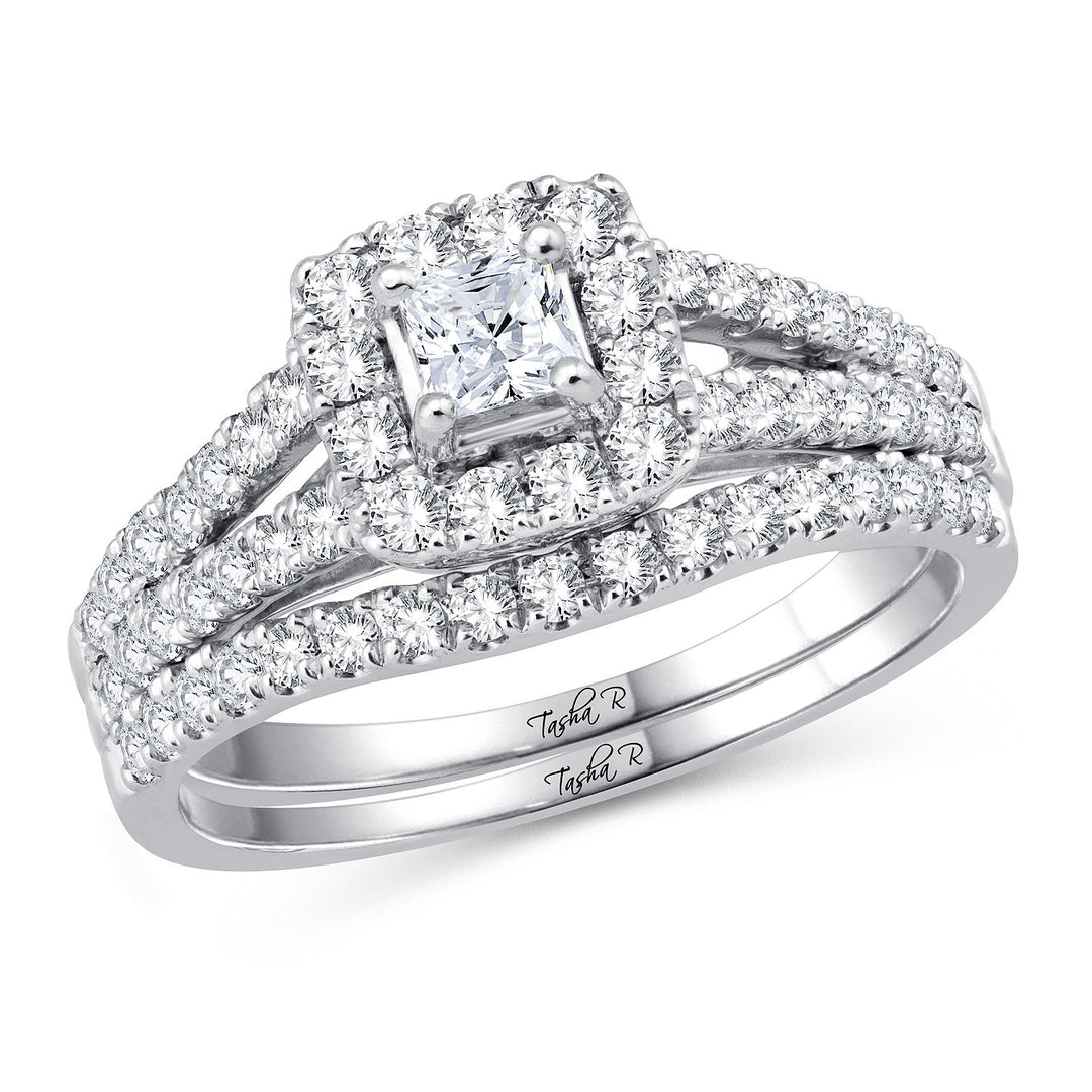 14k White Gold 1CT Lab Diamond Engagement Ring Semi-Mount