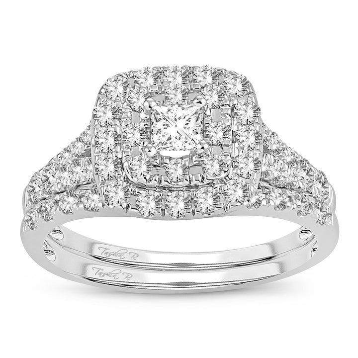 Brilliant 14k White Gold Lab Diamond Engagement Ring (1.00CT)