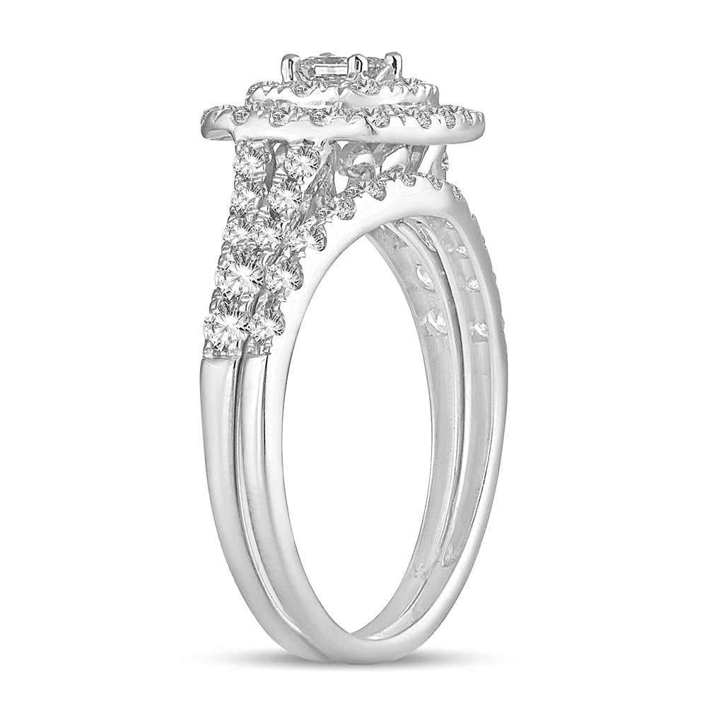Brilliant 14k White Gold Lab Diamond Engagement Ring (1.00CT)