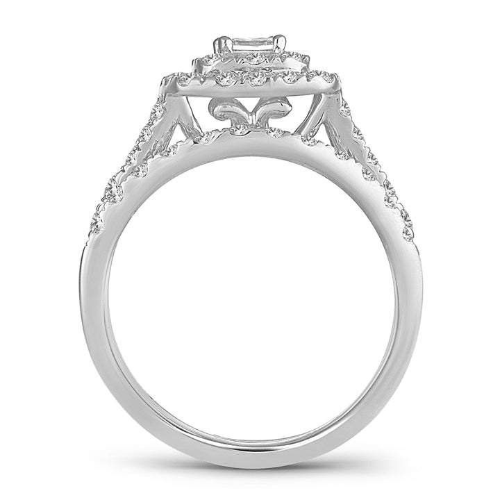 Brilliant 14k White Gold Lab Diamond Engagement Ring (1.00CT)