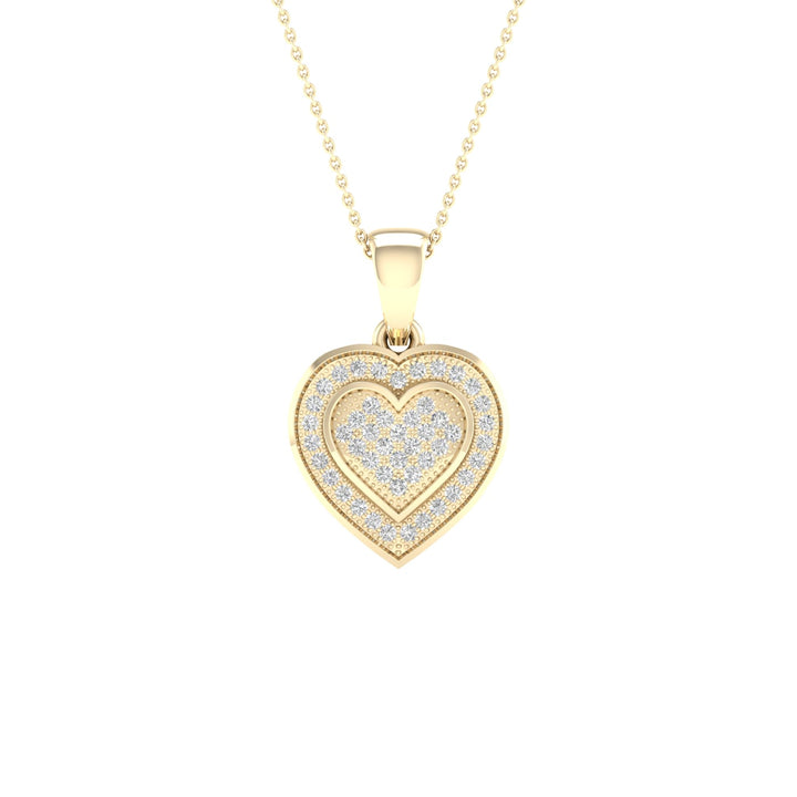 10K 0.15CT Diamond Pendant
