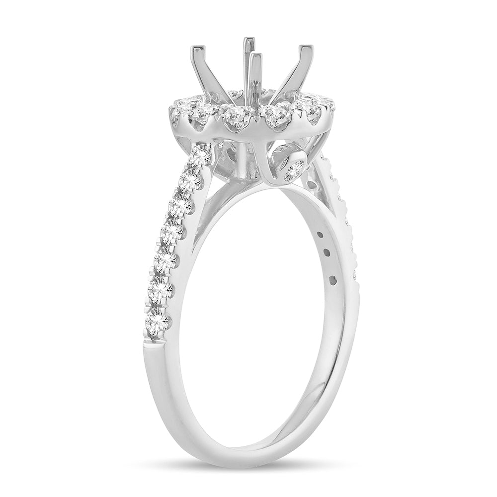 14k 1.00ct Semi-Mount Set