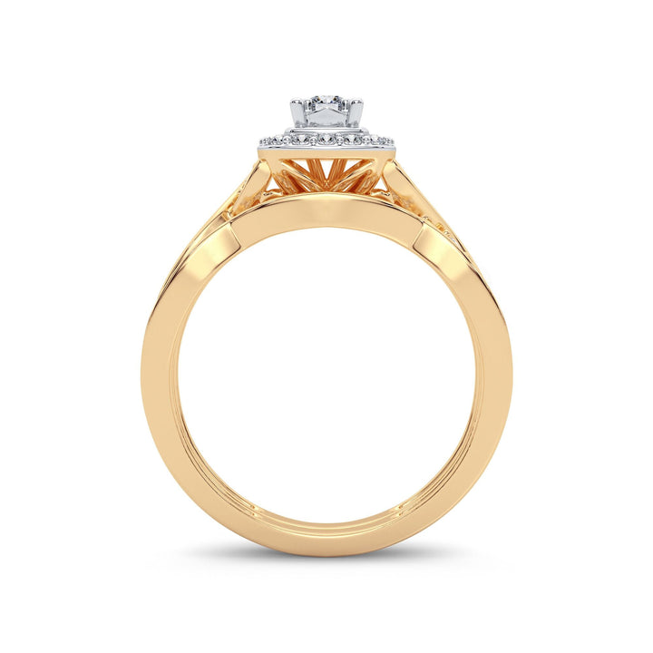 10K 0.40CT Diamond Bridal Ring
