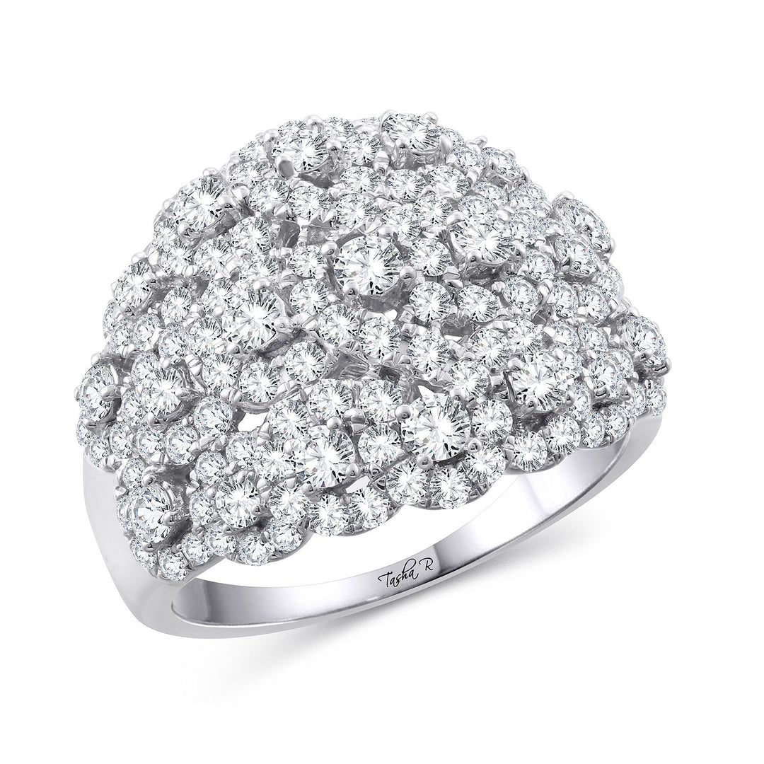 Brilliant 14K White Gold 2.02CT Lab Diamond Anniversary Band