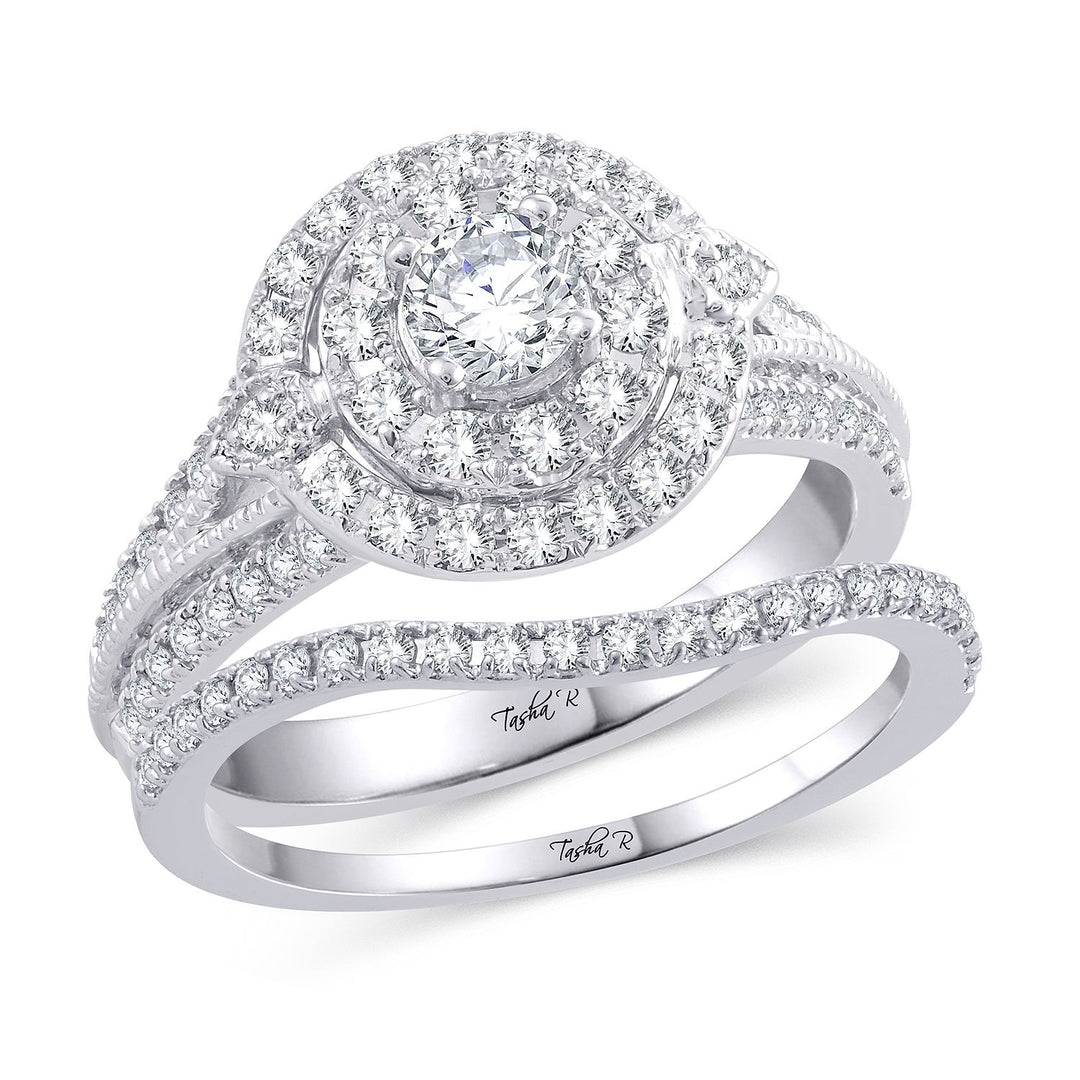 14k White Gold Lab Diamond Engagement Ring Semi Mount