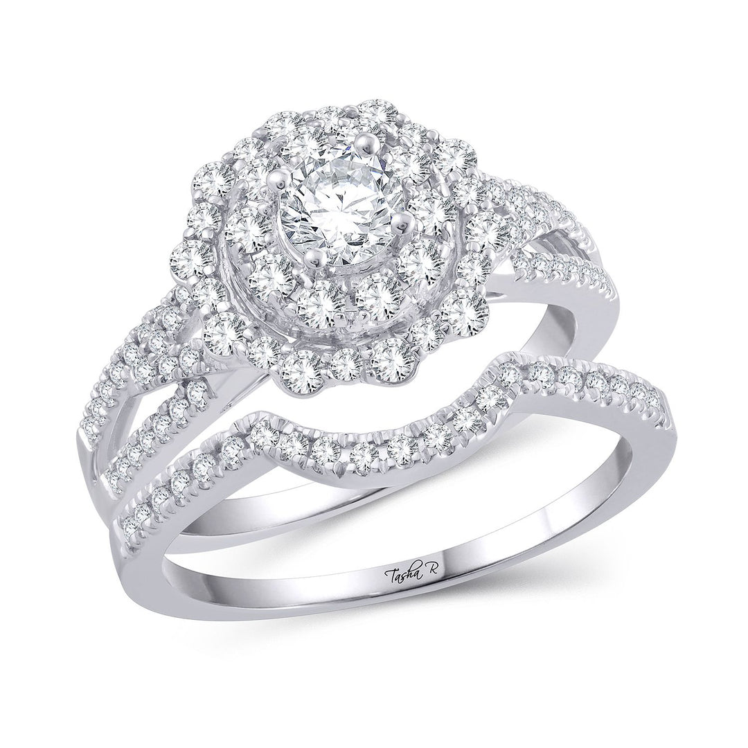 14K 1.00CT Diamond BRIDAL RING