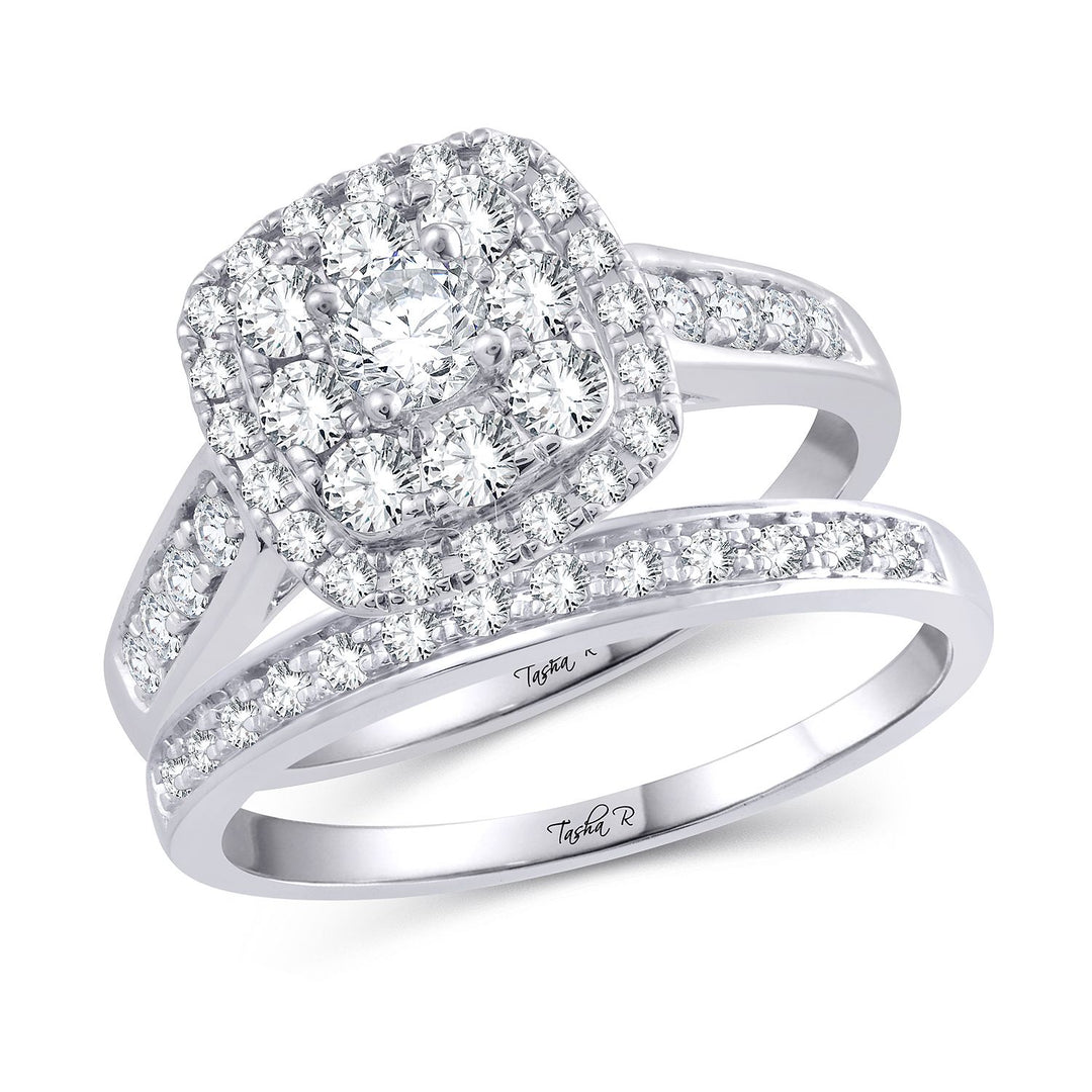 14k White Gold 1CT Lab Diamond Engagement Ring Semi-Mount