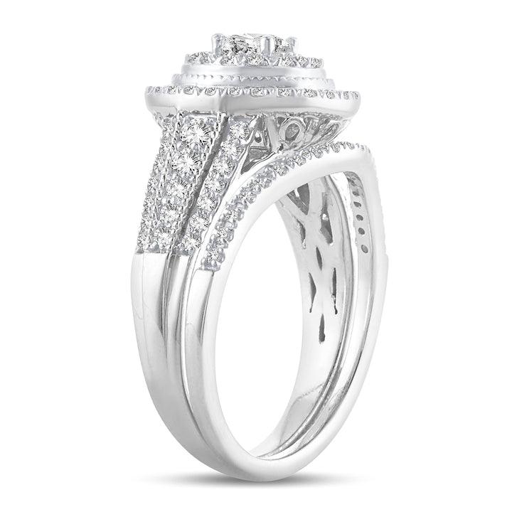 Brilliant 14k White Gold Lab Diamond Engagement Ring (1.00CT)