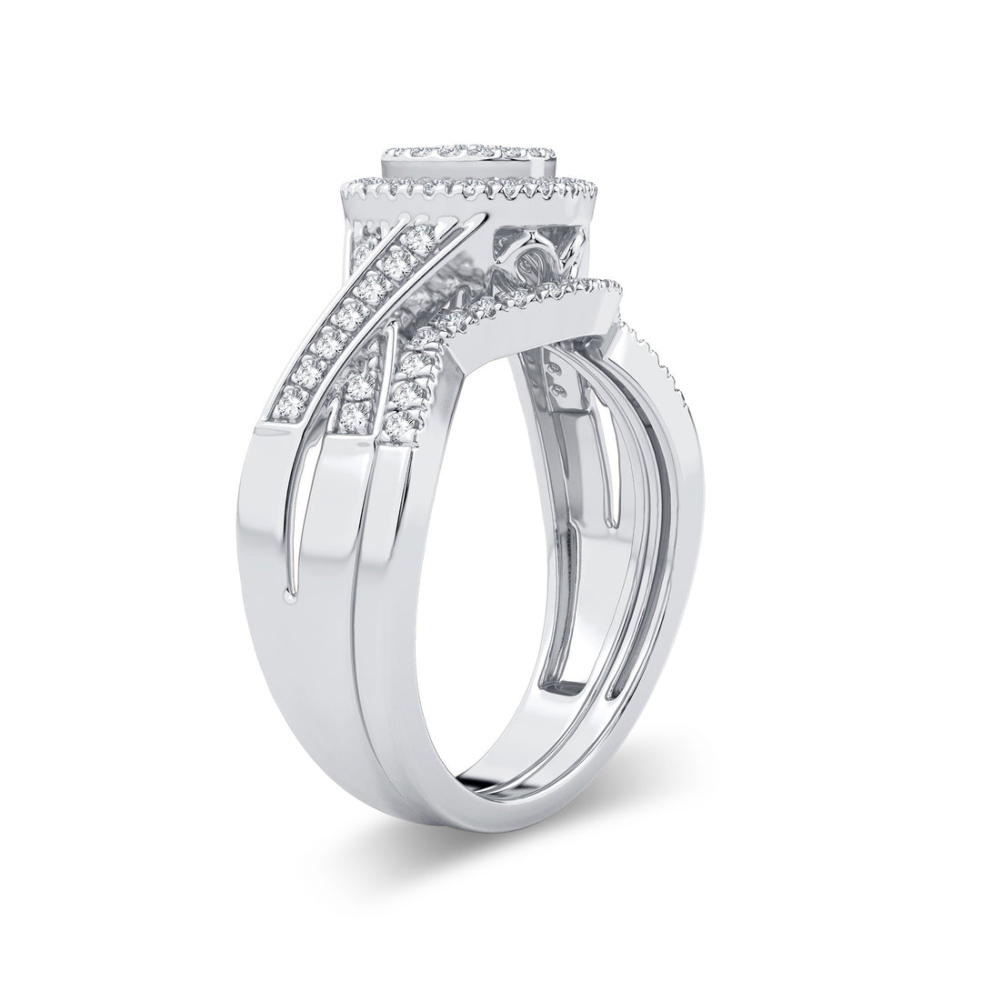 Timeless 14K White Gold 0.40CT Lab Diamond Engagement Ring