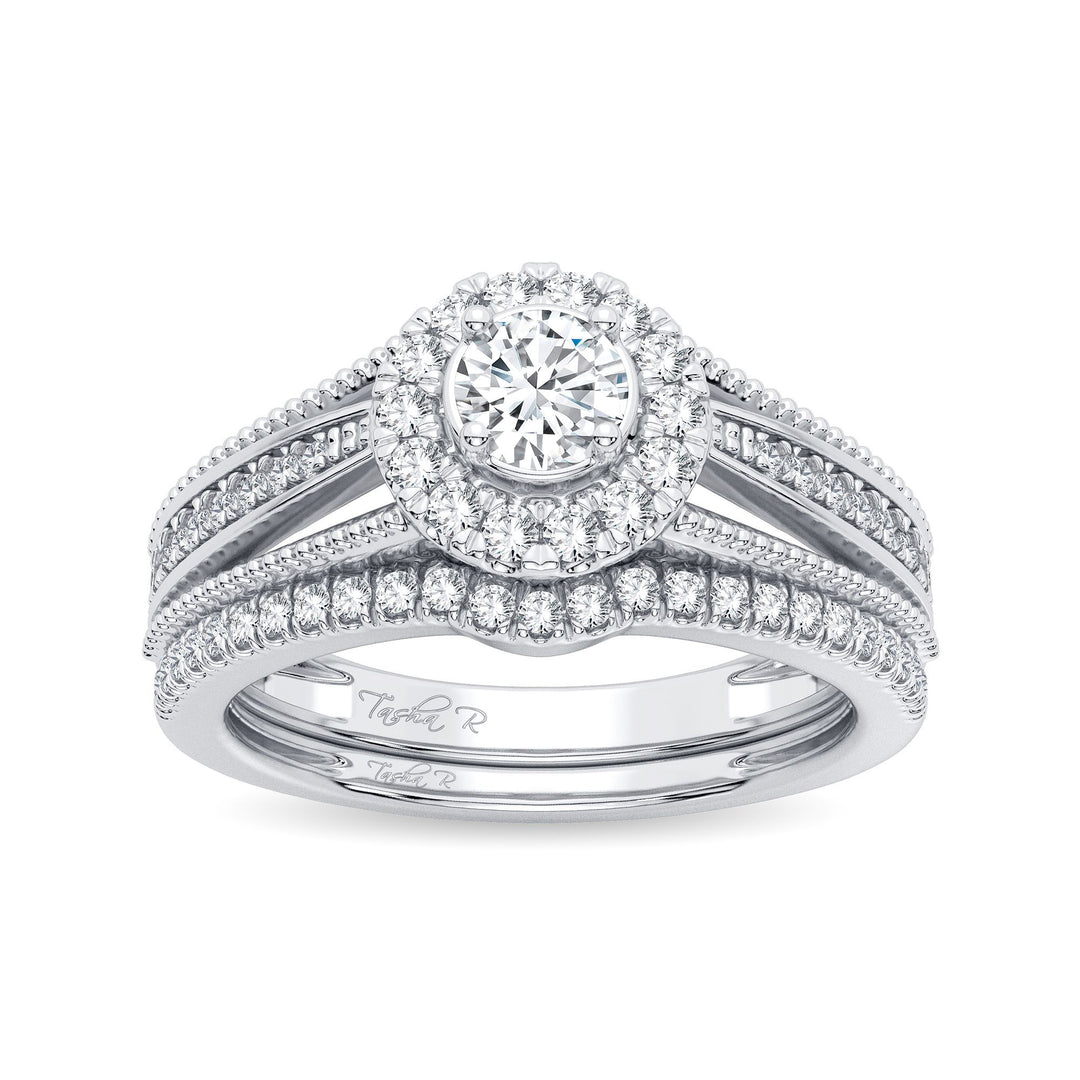 Brilliant 0.50CT Lab Diamond Engagement Ring in White Gold