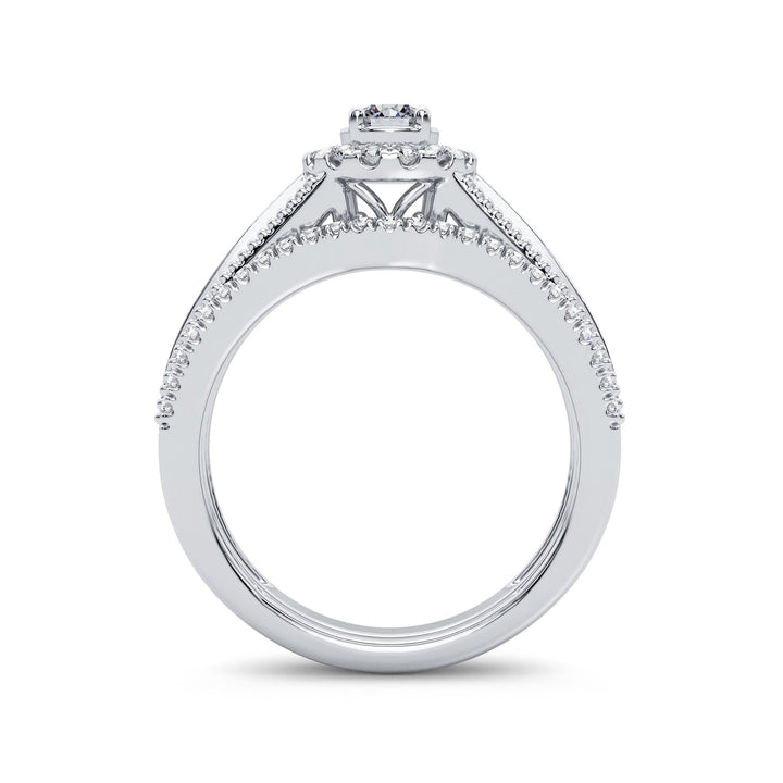 Brilliant 0.50CT Lab Diamond Engagement Ring in White Gold