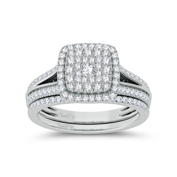 14K 0.62ct Diamond Bridal Ring