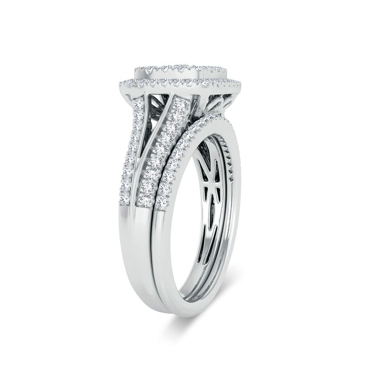 14K 0.62ct Diamond Bridal Ring