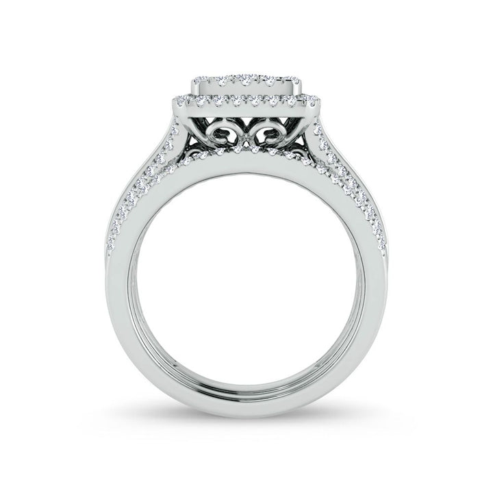 14K 0.62ct Diamond Bridal Ring