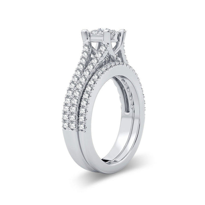 14K 0.83CT Diamond Bridal Ring