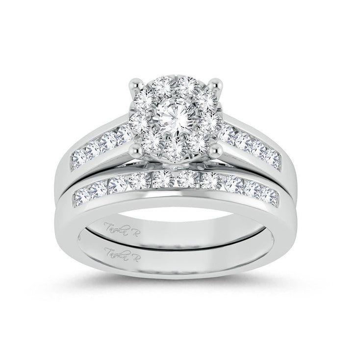 Elegant 1ct Lab Diamond Engagement Ring in White Gold