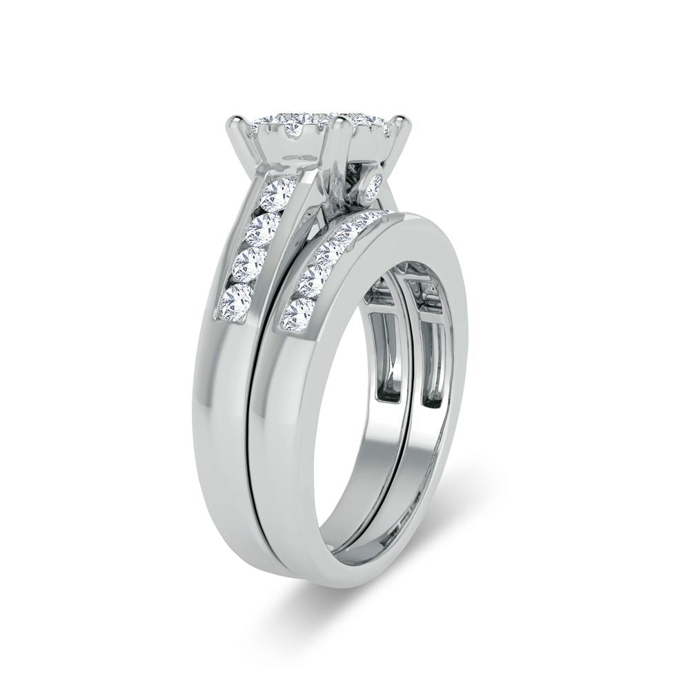 14K 1.00ct Diamond Bridal Ring