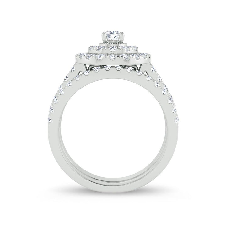 14K 1.00ct Diamond Bridal Ring