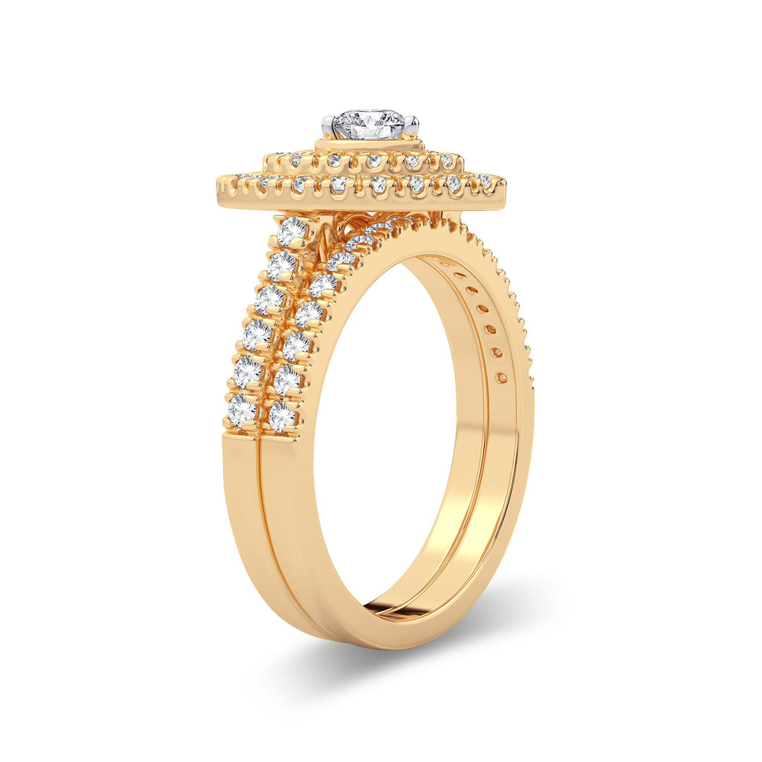 14K 1.00CT Diamond Bridal Ring