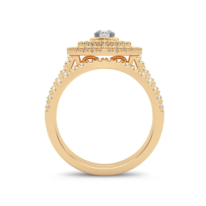 14K 1.00CT Diamond Bridal Ring