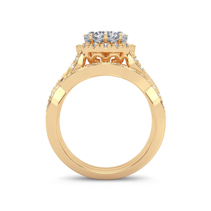 14K 1.25CT Diamond Bridal Ring