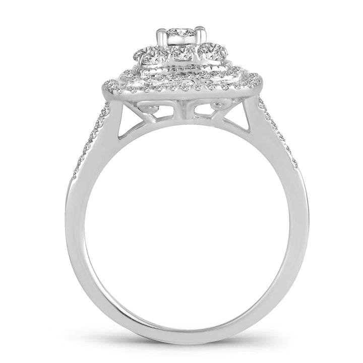 Brilliant 14K White Gold Lab Diamond Engagement Ring (0.75 CT)