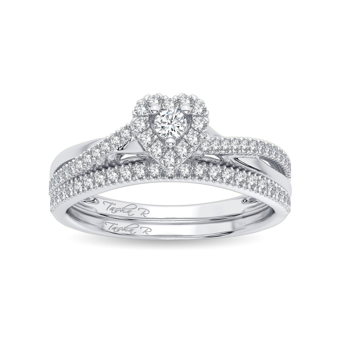 14K 0.34CT Diamond Bridal Ring