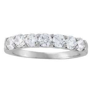 Platinum White Diamond Wedding Ring