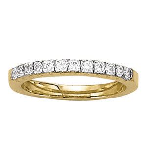 Platinum 1/2 CT Diamond Wedding Ring Classic Band