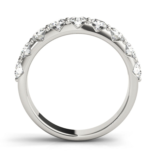 Platinum 0.18 ctw Round Diamond Wedding Band