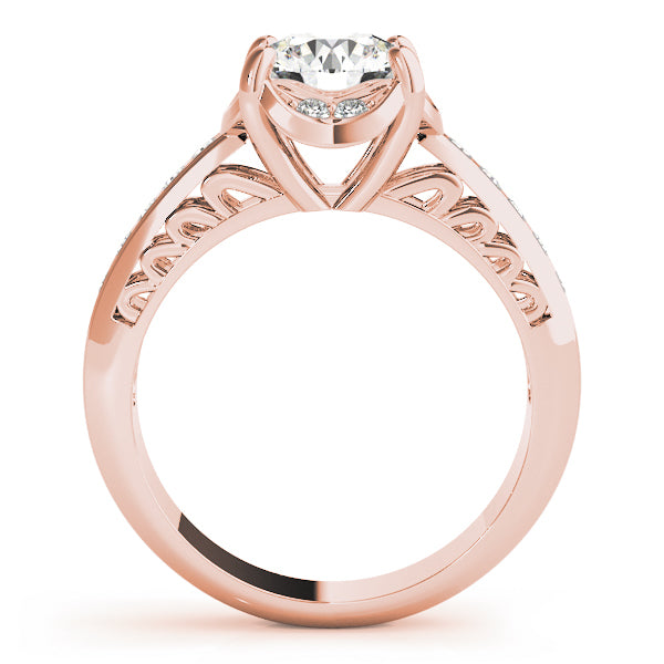 18K Rose Gold 1.16 ctw Diamond Engagement Ring